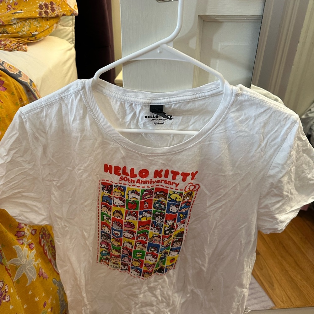 Sanrio Hello Kitty 50th Anniversary White Tee